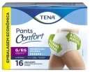 Roupa Íntima Tena Pants Confort Unissex Pacote com 16 Unidades