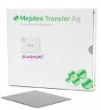 Curativo Molnlycke Mepilex Transfer AG Espuma de Silicone com Prata