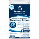 Curativo Sanfarma Compressa Gaze 13 fios não Estéril