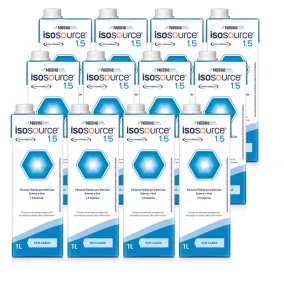 Kit Com 12 Unidades Isosource 1.5kcal Dieta Enteral Nestlé