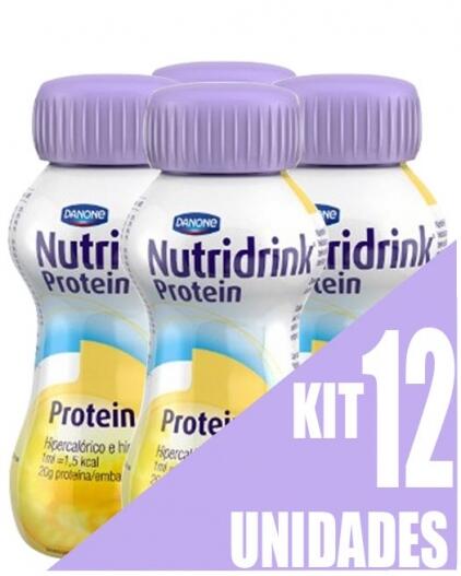 Kit Suplemento Danone Nutridrink Protein 12 unidades