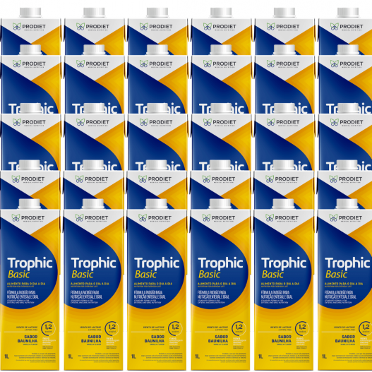 Kit Com 30 Unidades Dieta Enteral Prodiet Trophic Basic 1.2kcal