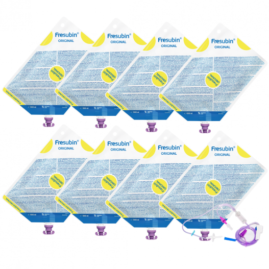Kit Dieta Enteral Fresenius Fresubin Original SF 1.0kcal 8 unidades
