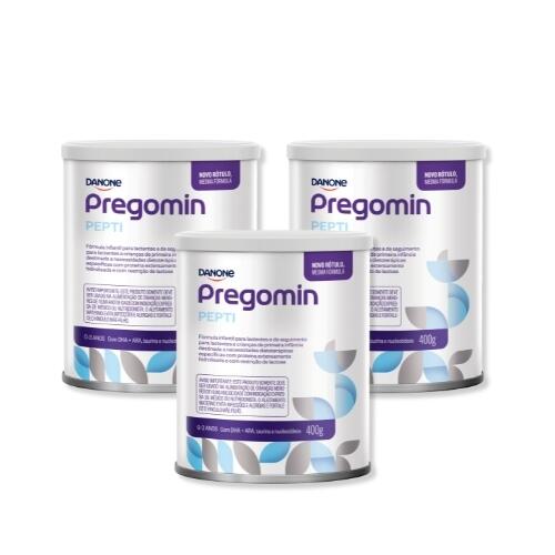 Pregomin Pepti Fórmula Infantil Danone Kit - 3 unidades