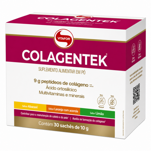 Colágeno Hidrolisado Vitafor Colagentek Sachê