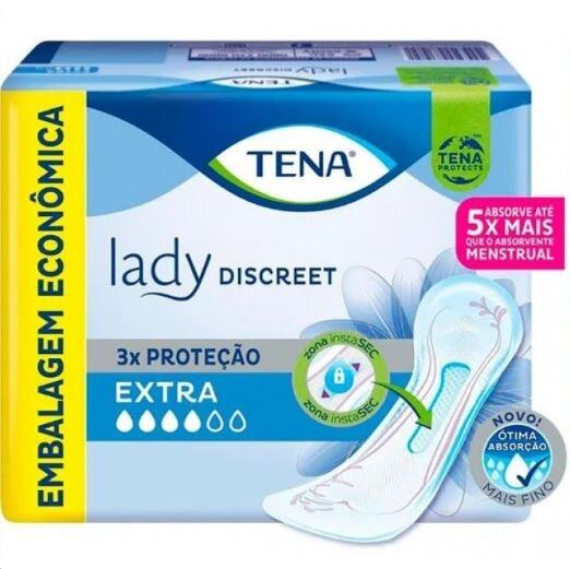 TENA Lady Discreet Extra Absorvente para incontinência urinária