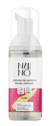 Nuno Cosméticos Espuma de Limpeza Facial Natural