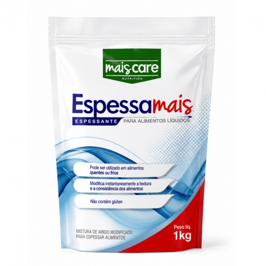 Refil Espessa Mais 1kg Espessante Mais Care para Alimentos Líquidos