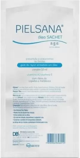 Curativo DBS Pielsana Gaze de Rayon Embebida Óleo AGE