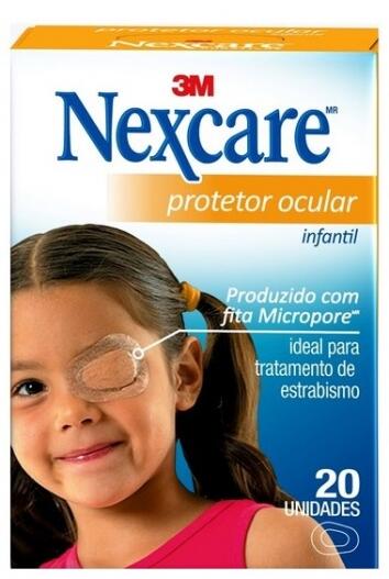 Curativo 3M Nexcare Protetor Ocular Infantil