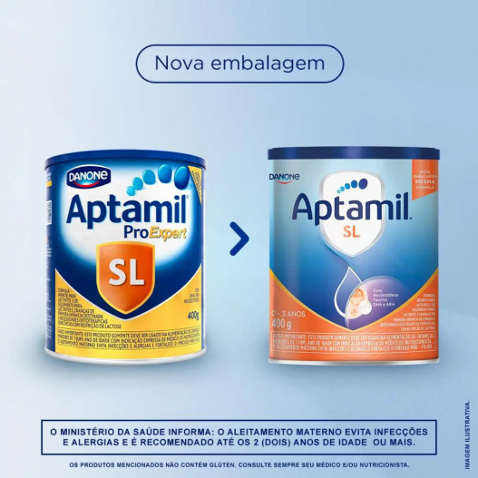 Kit Leite Infantil - Danone - Aptamil SL - 2 unidades