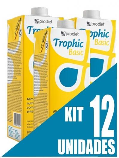 Dieta Enteral - Prodiet - Trophic Basic 1 Litro - Kit 12 unidades