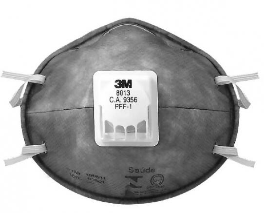 Respirador Descartável 3M Concha com Válvula PFF1 8013 Cinza