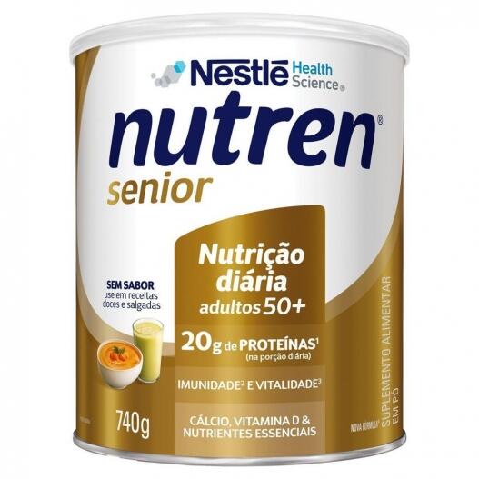 Nutren Senior Suplemento Nestlé Sem Sabor