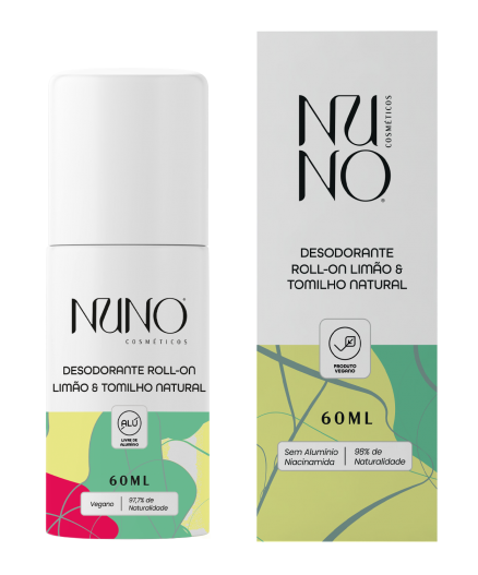 Nuno Cosméticos Desodorante Roll-On Natural e Vegano