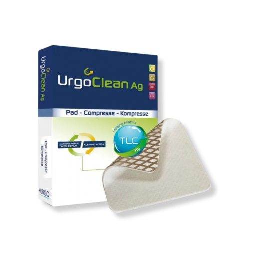 Curativo Urgo UrgoClean AG Antibiofilme com Prata e Ação de Limpeza