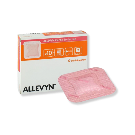 Curativo Smith & Nephew Allevyn Gentle Border Lite Espuma de Silicone Hidrocelular