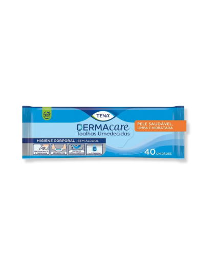 Toalha Umedecida Tena Dermacare