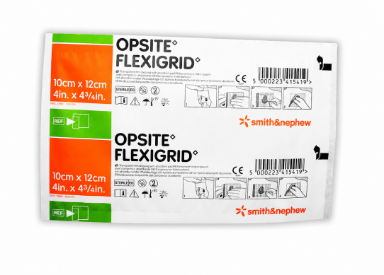 Curativo Smith & Nephew Opsite Flexigrid Filme Transparente