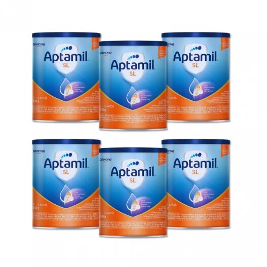 Aptamil SL Danone Leite Infantil - Kit 6 unidades