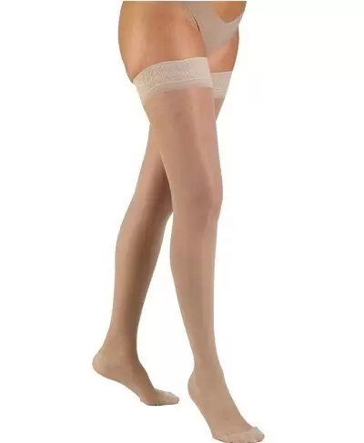 Meia Elástica Sigvaris 7/8 Compressão Suave 15-20mmHg com Ponteira