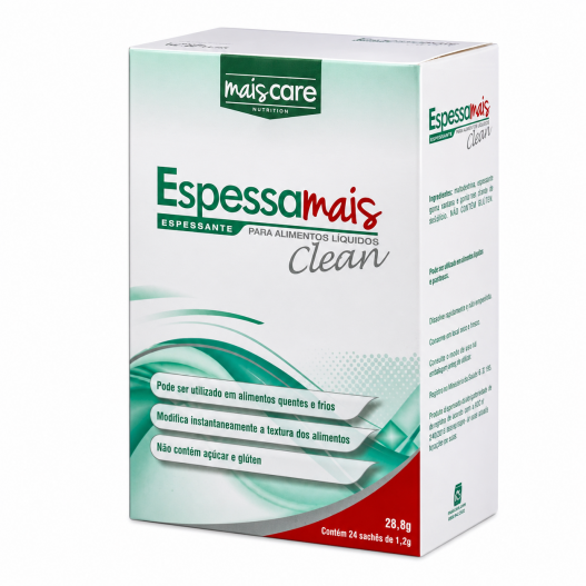 Espessante Mais Care Espessa Mais Clean O Translúcido para Alimentos Líquidos Sachê